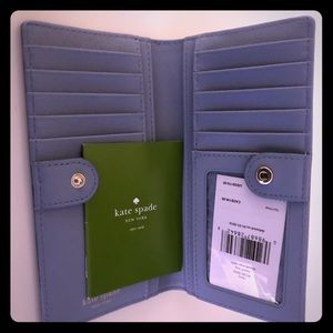 Cornflower blue Kate Spade wallet